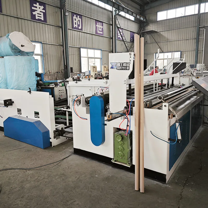 Compact Automatic Toilet Paper Roll Making Machine Production Line with Wrapping Machinery