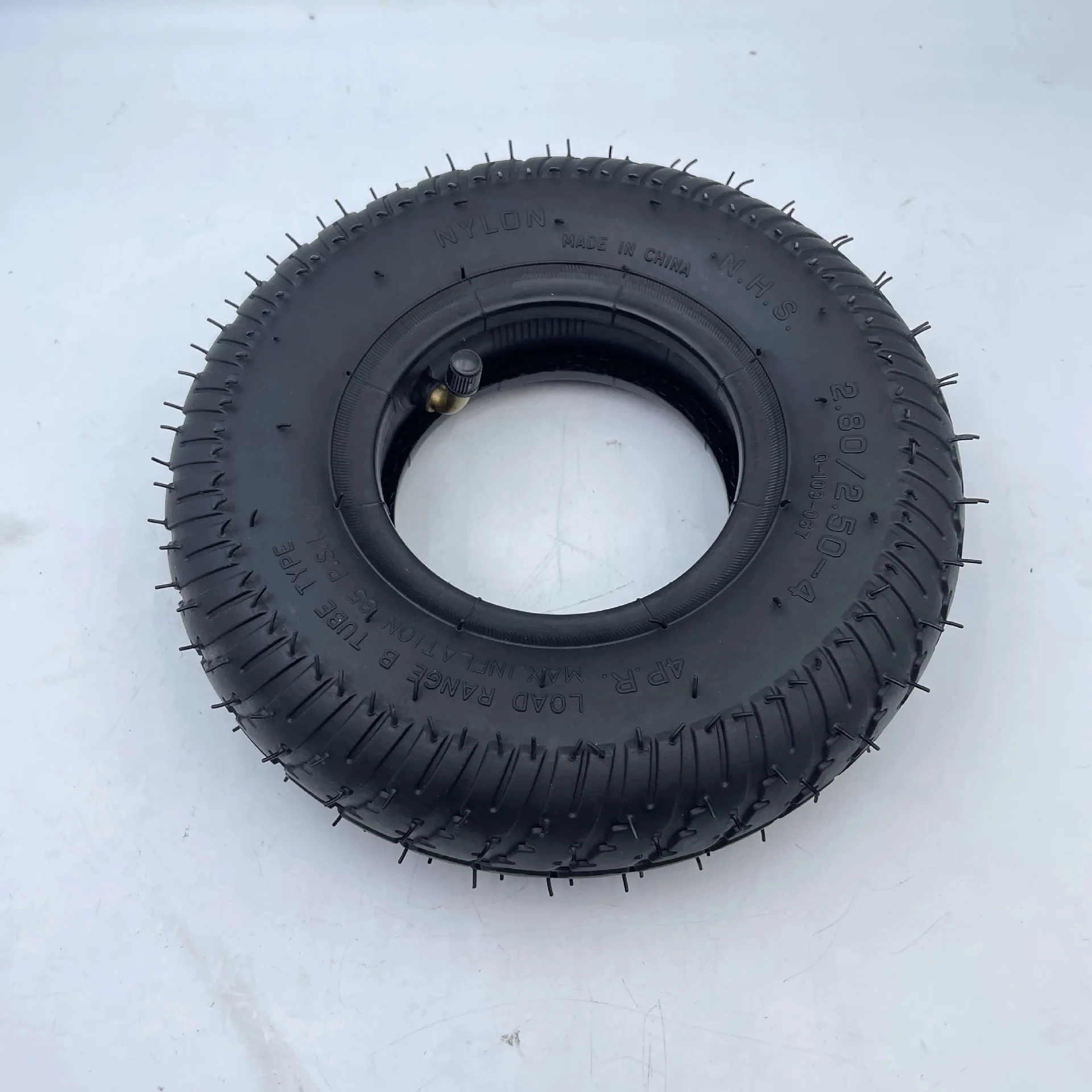 9 Inch Three-wheeled Four-wheeled 2.80/2.50-4 Pneumatic Tires Elderly ...
