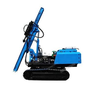 Crawler Hydraulic Pile Driver Solar Ramming Piling Machine For Solar ...