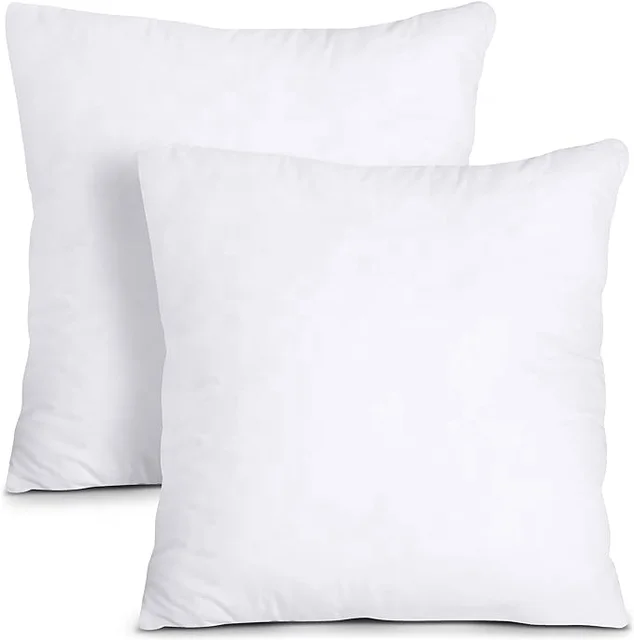 Throw Pillows Insert  16 x 16 Inches Bed and Couch Pillows - Indoor Decorative Pillows