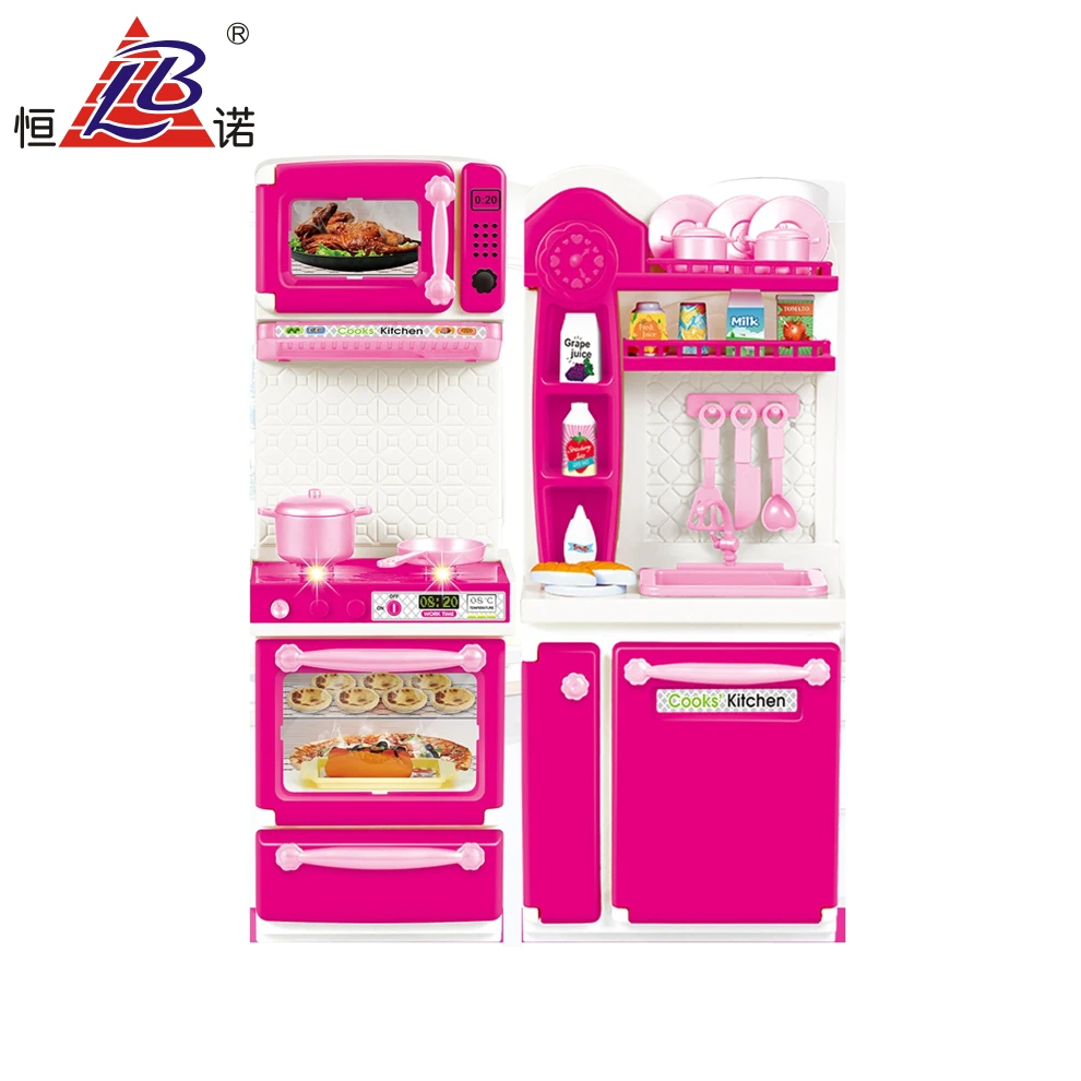 High Quality Pretend Play House Toy Musical Pink Kitchen Toys For Girls Buy Pink Kitchen For Toys High Quality Kitchen Toy Kitchen Play House Toy Product On Alibaba Com
