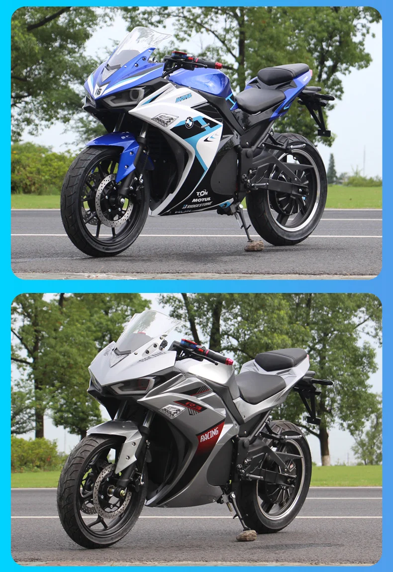 R3 Racing High Performance Electric Motorcycle 2000W 72V 32Ah Power Photo Inspiration