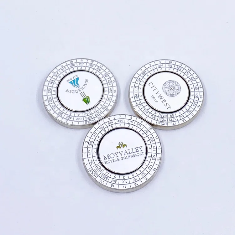 Magnetic Golf Poker Chip Magnet Golf Ball Marker  Custom  Factory Price Golf  Club Ball Markers details