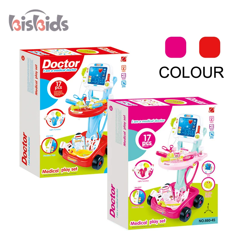 Высококачественный ролевой операционный стол «сделай сам» с розовой машинкой набор врачей для детей Обучающие игрушки детские медицинские