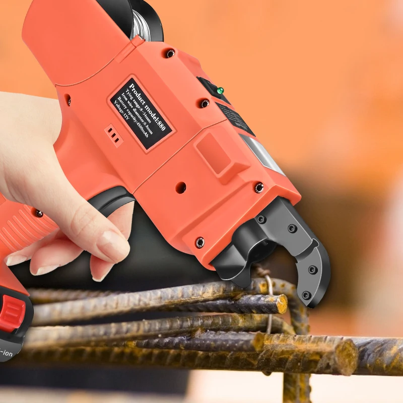 Electric Rebar Tying Machine 12v 4500mah Automatic Rebar Tier Binding