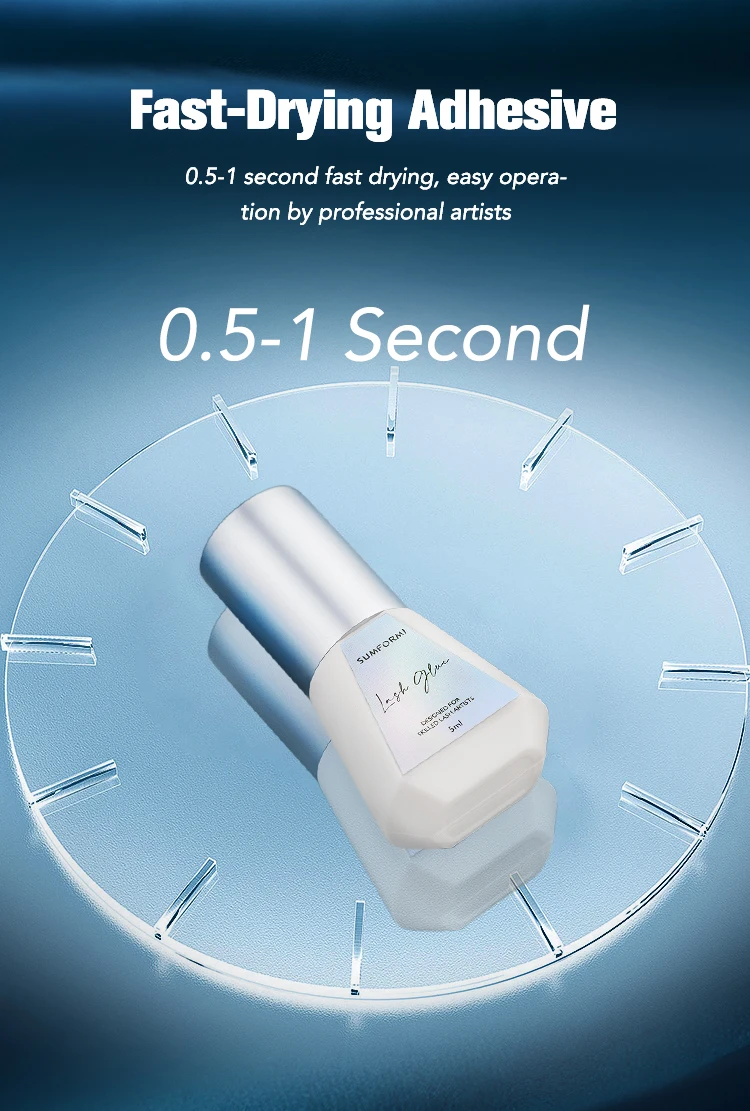 Sumformi Eyelash Extension Adhesive No Fumes Or Burn Oil Resistant