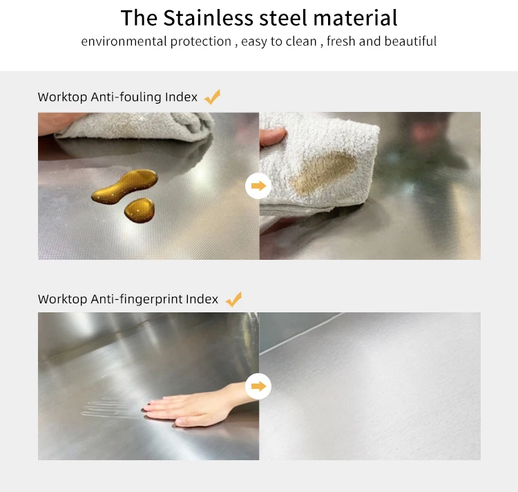 Allure Household Hadnale Pantry Kitchen Cabinet Accessories Stainless Steel