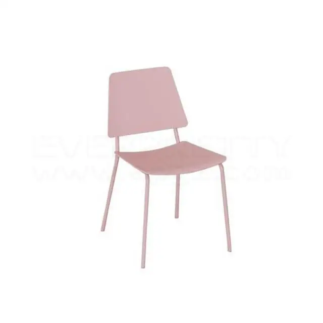 Hostel Modern Design Canteen Stacking Plastic Dining Chair Metal Frame Durable Chair for Classroom Student Use