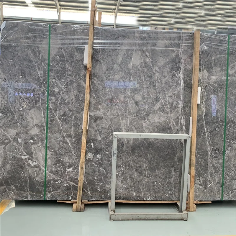 Polished Interior Grey Marble Slab And Tile  Grey Texture Grey Marble 3d Waterproof Wallpaper Living Area