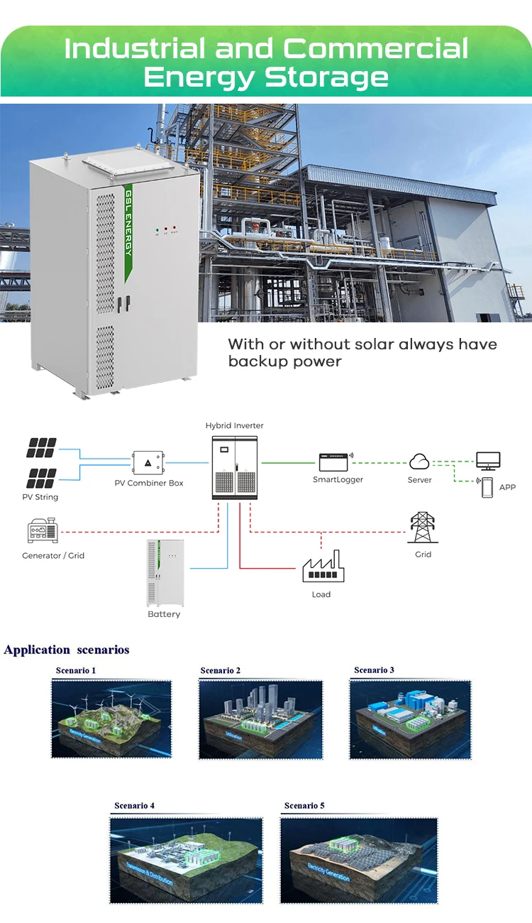 GSL ENERGY battery cell container liquid cooling outdoor high-voltage liquid cooling energy storage for commercial & industrial details