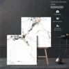 Black White Gold Marble