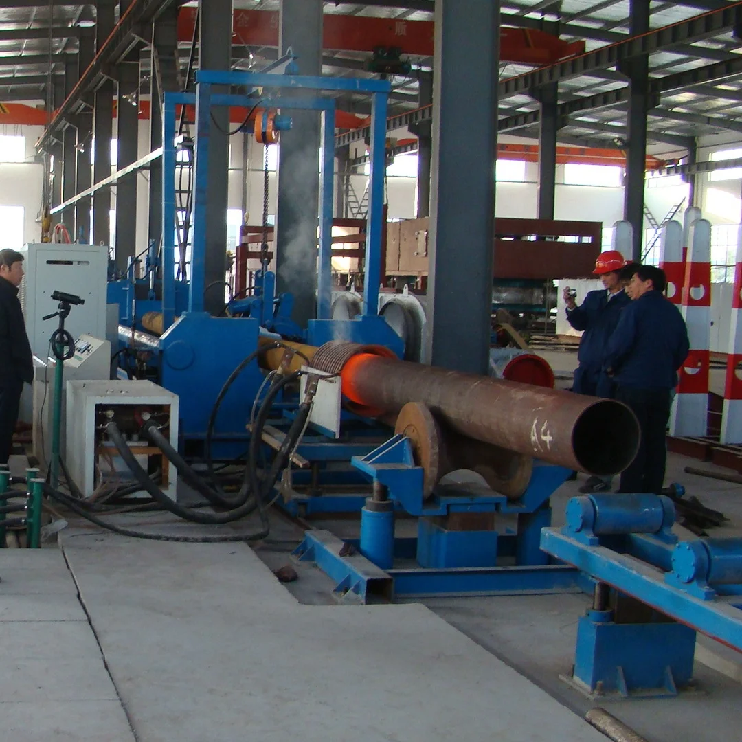 Hot Elbow Forming Machine With Heating Unit Mandrel Heating Forming Hydraulic Elbow Machine