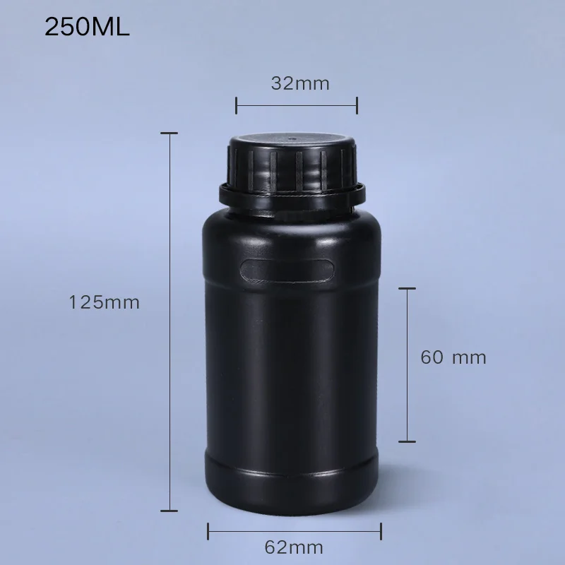 High Quality Virgin HDPE Material 250ml Liquid Chemical Fertilizer Plastic Bottle