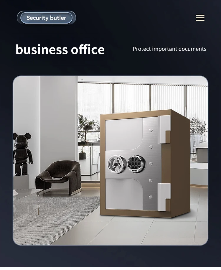 CEQSAFE New Steel Electronic Deposit Safe Fireproof Electronic Digital Metal Safe Office Home Safe Box supplier