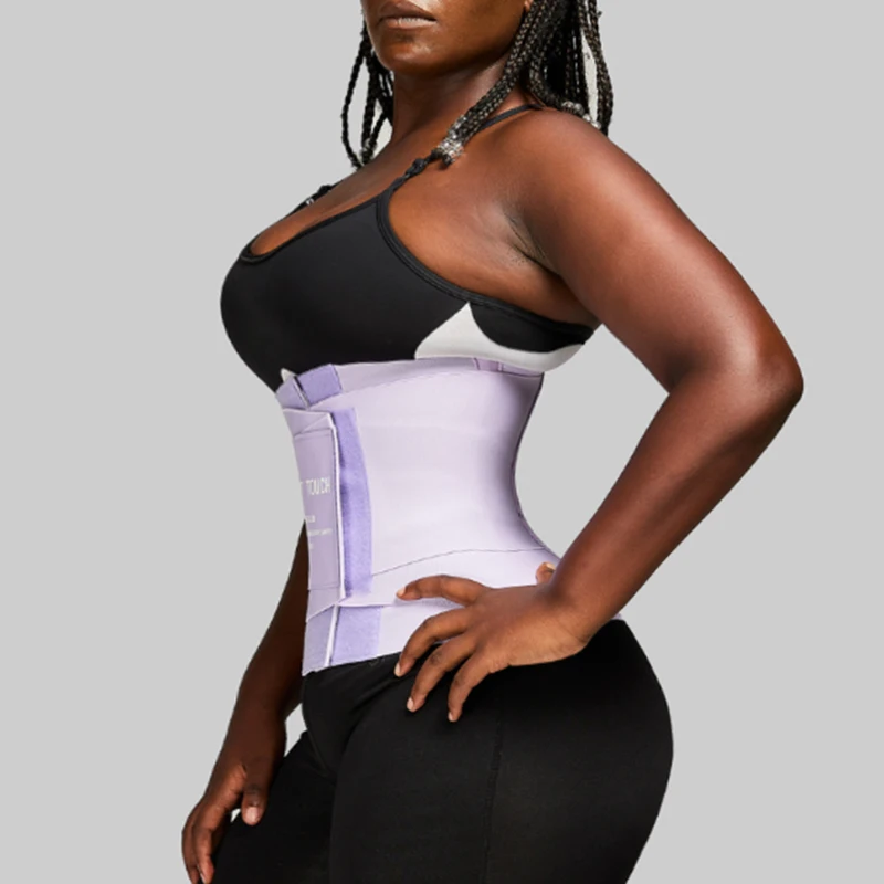 Tummy Control Elastic Band High Rise Crop Straight