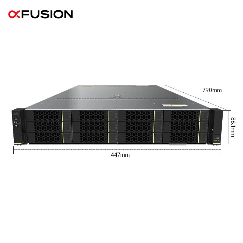 Nouveaux serveurs informatiques xFusion Fusionserver 2288H V6, 2U, double processeur — Serveurs rack pour IA, Huawei, GPU, apprentissage profond et serveur Xeon