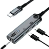 Type C + Type C + 3,5 mm pour Android iPhone 15/16