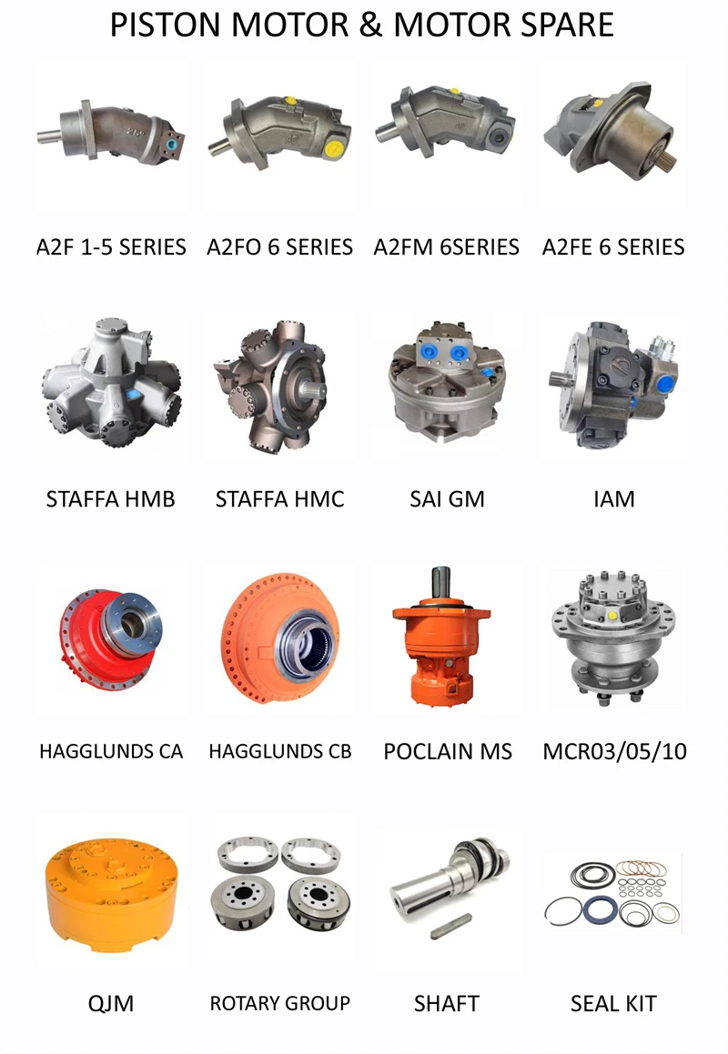 Hmb325 Low Speed High Torque Radial Piston Hydraulic Motor Kpm Staffa Hmb Series For Kawasaki