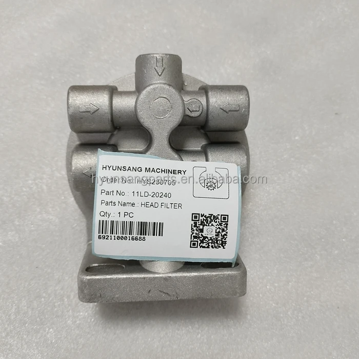 Hyunsang零件挖掘机Hce头-过滤器11LD-20240 31E3-00670 ZGAQ-01900，适用于100D-7 50DE ...
