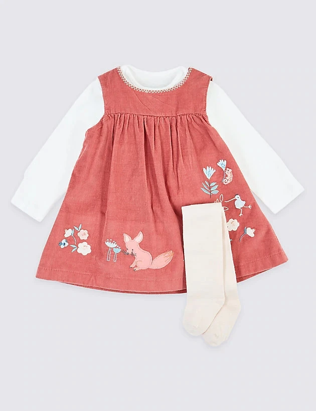Baby girl embroidered clothes Clearance