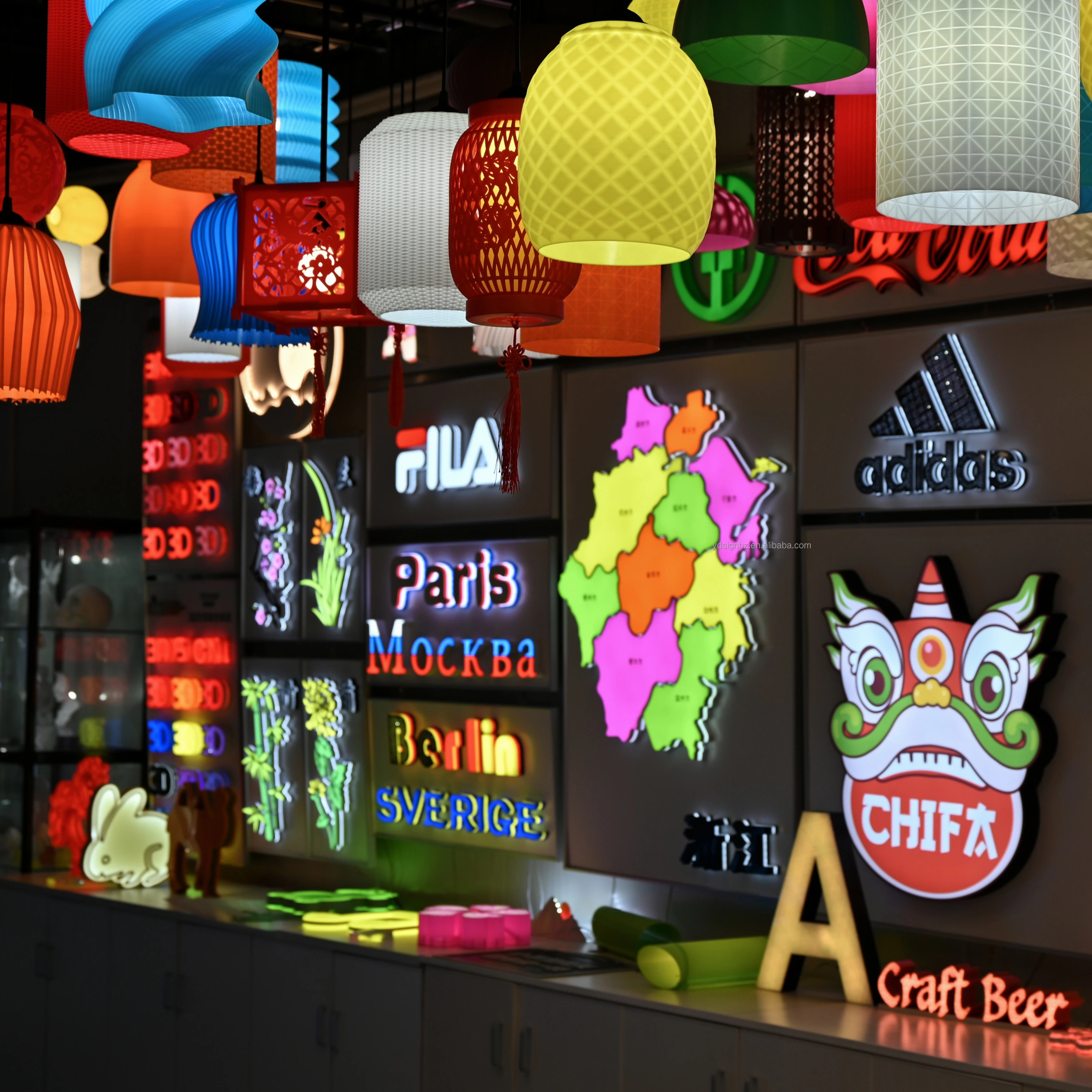 Business Three Color 3d Signs Logo Printer 3d Signage Sign Machine Outdoor  Logo 3D Printer for Fdm Sign