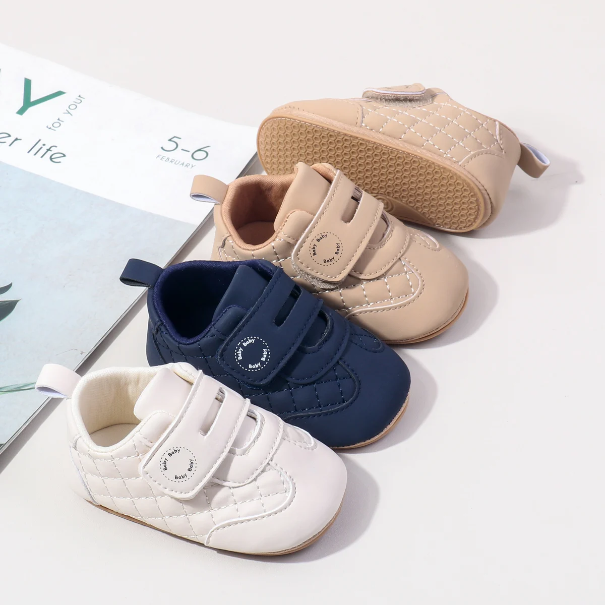 Unisex High Quality 2025 Spring Autumn Style Casual Shoes Anti-Slip Soled Toddler Walking Shoe Boys and Girls
