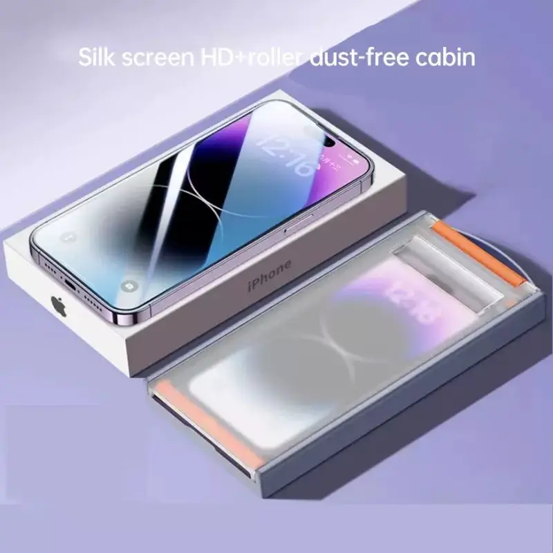 Magic John Screen Protector with Roller Easy Installation Kit Makes Film Application Easy Screen Protector