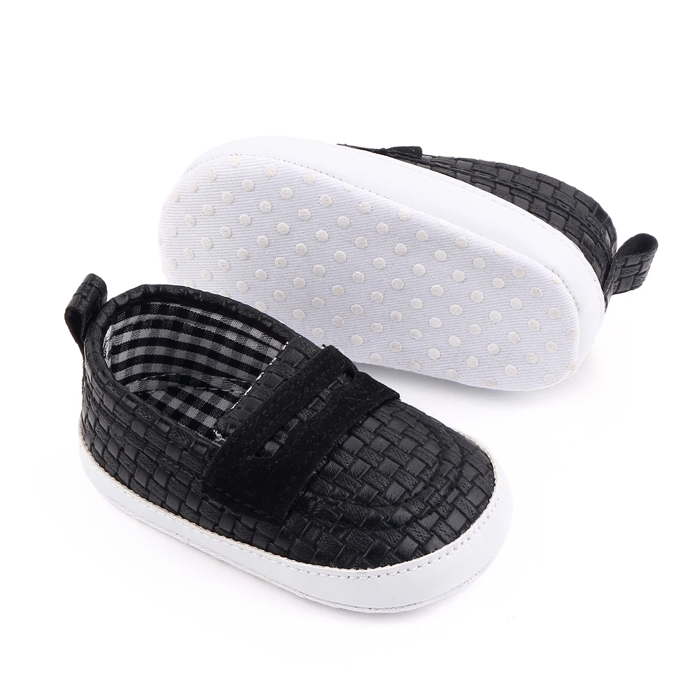 High Quality Soft Sole British Style Solid Color Boys' Moccasins details