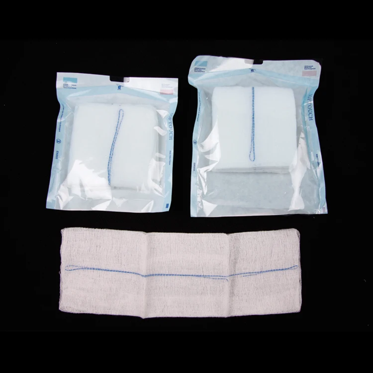 Product customization medical surgery white cotton gauze sponge