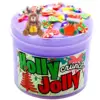 4.2*5.2cm purple Christmas Theme Butter Slime
