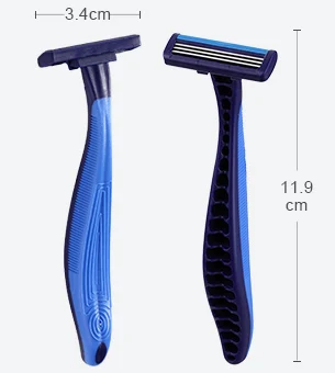 KAILI Triple Blade razor Shaving razor Disposable razor for Man with Swedish Stainless Steel Blade