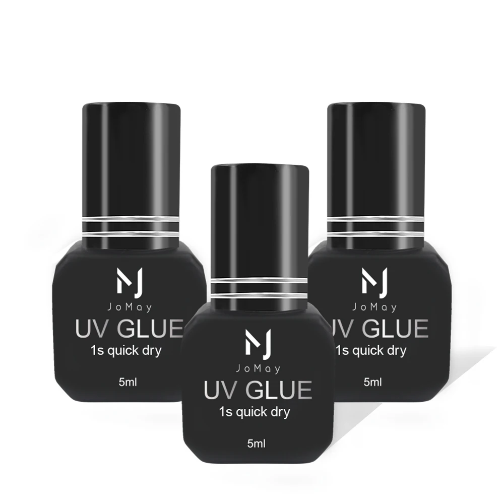 Jomay Uv Lash Glue Led Eyelash Extension 5ml Glue Waterproof/oil Proof Private Label Uv Glue