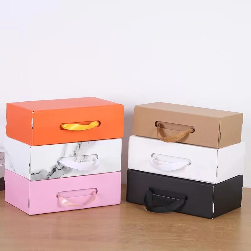 Wholesale Fold Corrugated Kraft Paper Box for Clothing and Shoe ...