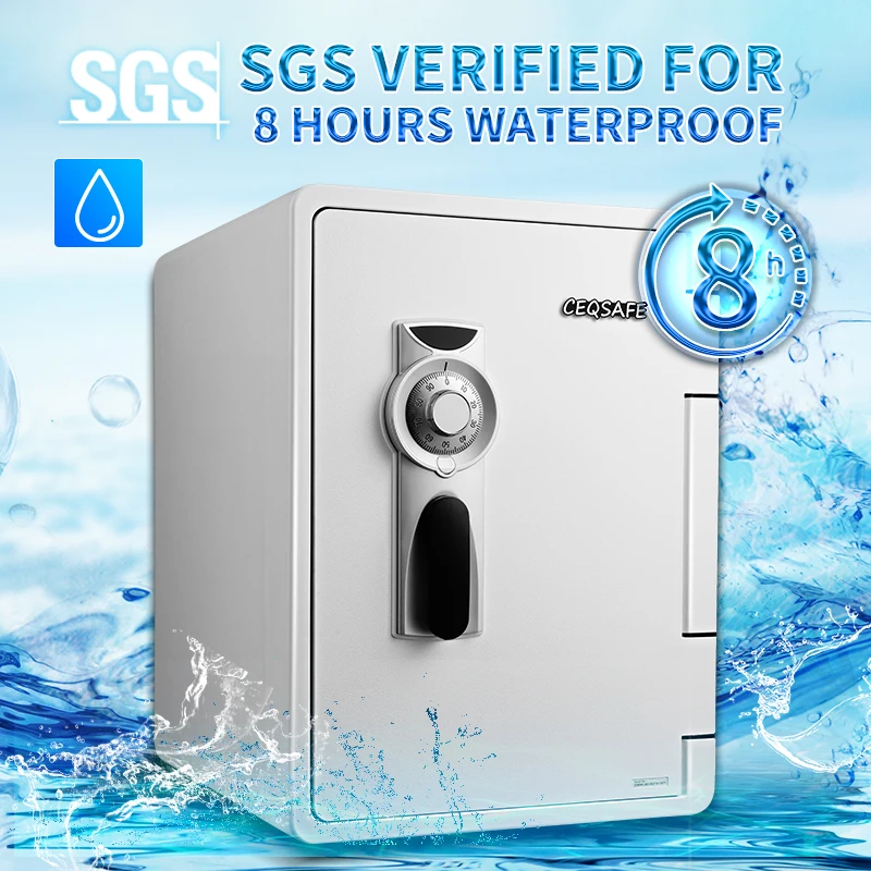 CEQSAFE Waterproof Safe Factory Wholesale Security Mechanical Combination Lock Fireproof Safes for Office Home Stand Safe Box supplier