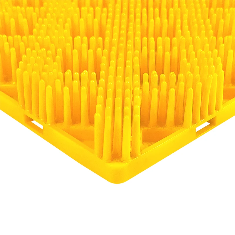 Artificial Colorful Interlocking Indoor Skiing Needle Mushroom Ski Tubby Slide Slope Carpet Mat for Dry Ski Slope Floor Tiles