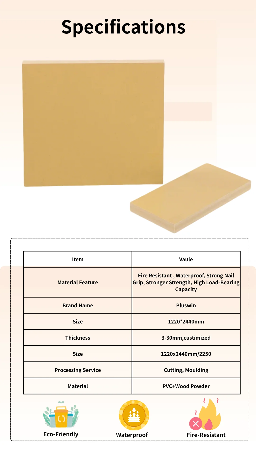 Specifications