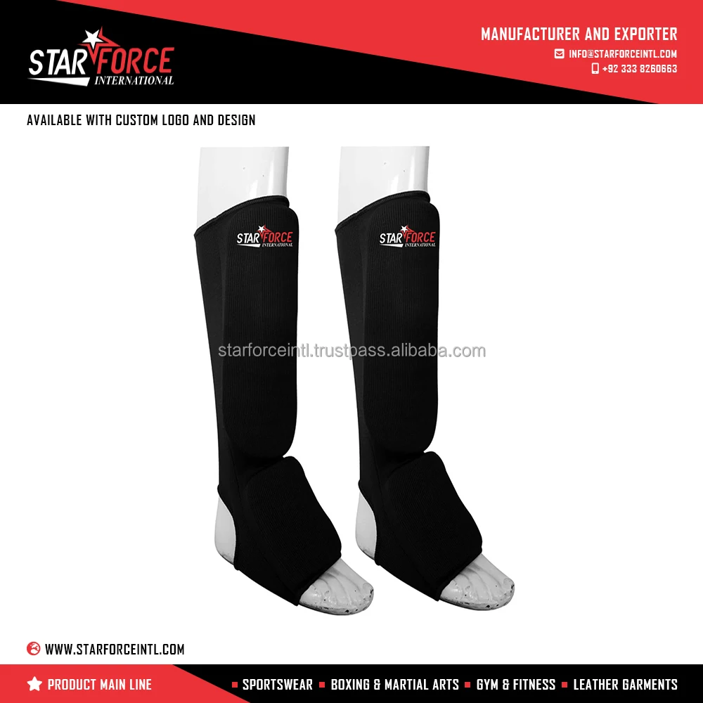 Martial Arts Shin Guards,Mma Shin Instep,Karate Protection Pads / Shin
