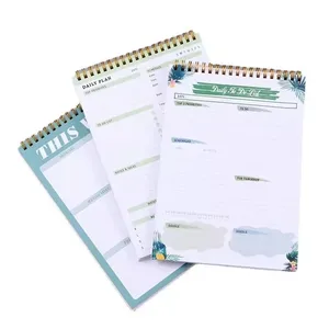 Direct Monthly Weekly Plan Custom Tear Away Notepad Loose Leaf Paper Memo Pads and Sticky Notes with Magnetic Wholesale