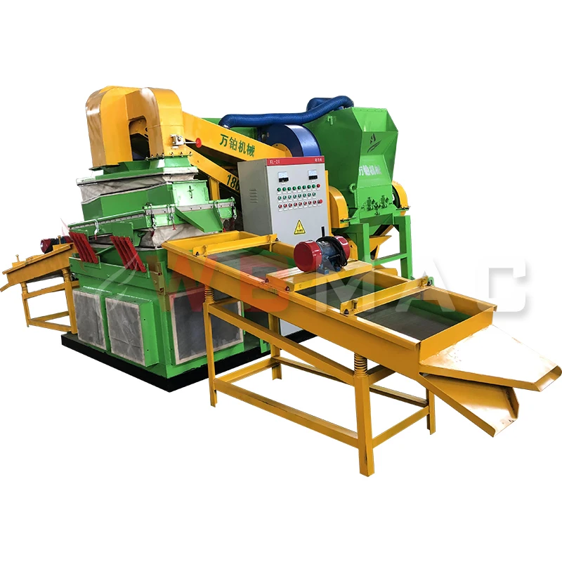 Машина для измельчения и разделения медных кабелей