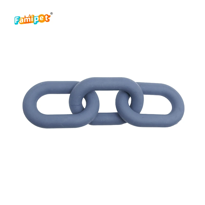 Famipet Custom Natural Rubber Durable Pet Chew Dog Toys for Aggressive Chewers
