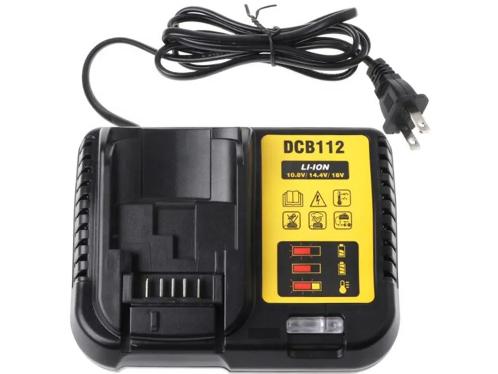 For Replacement Battery Charger 12v-20v Lithium-ion For Dewalts Dcb112 ...