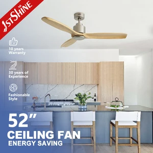 1stshine Ceiling Fan Contemporary Low Profile Efficient Energy Saving Ceiling Fan Without Light