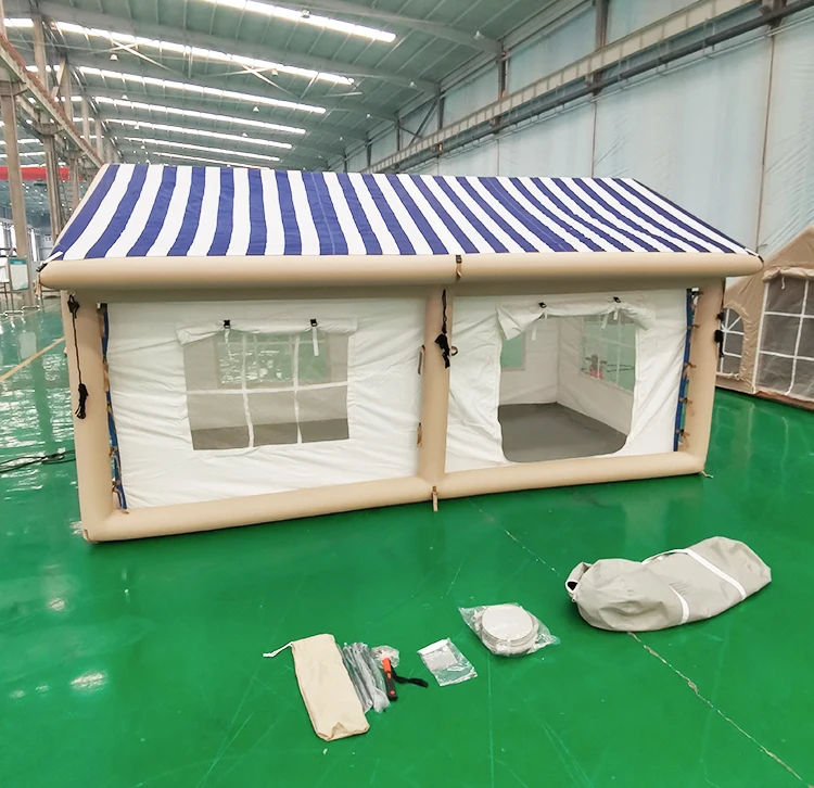Factory High Custom Multi Persons Large Two Room Waterproof Inflatable