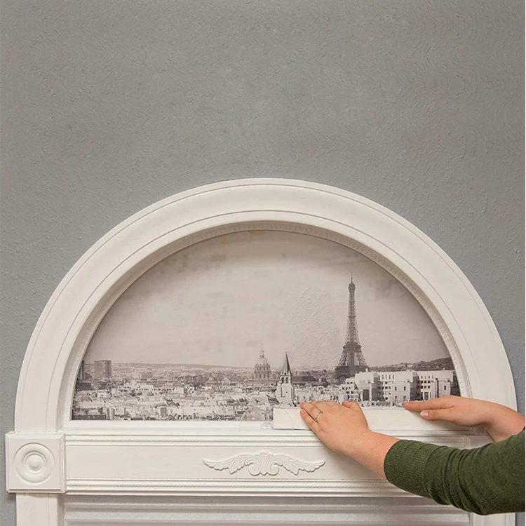 Arch Blinds Light Filtering Fabric Shade DIY Trim to Size Arch  Curtain Arch Window Coverings