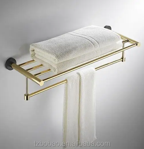 Hot Sale Hotel Bathroom Shelves Wall Mount Towel Rack Organizer Shelf ...