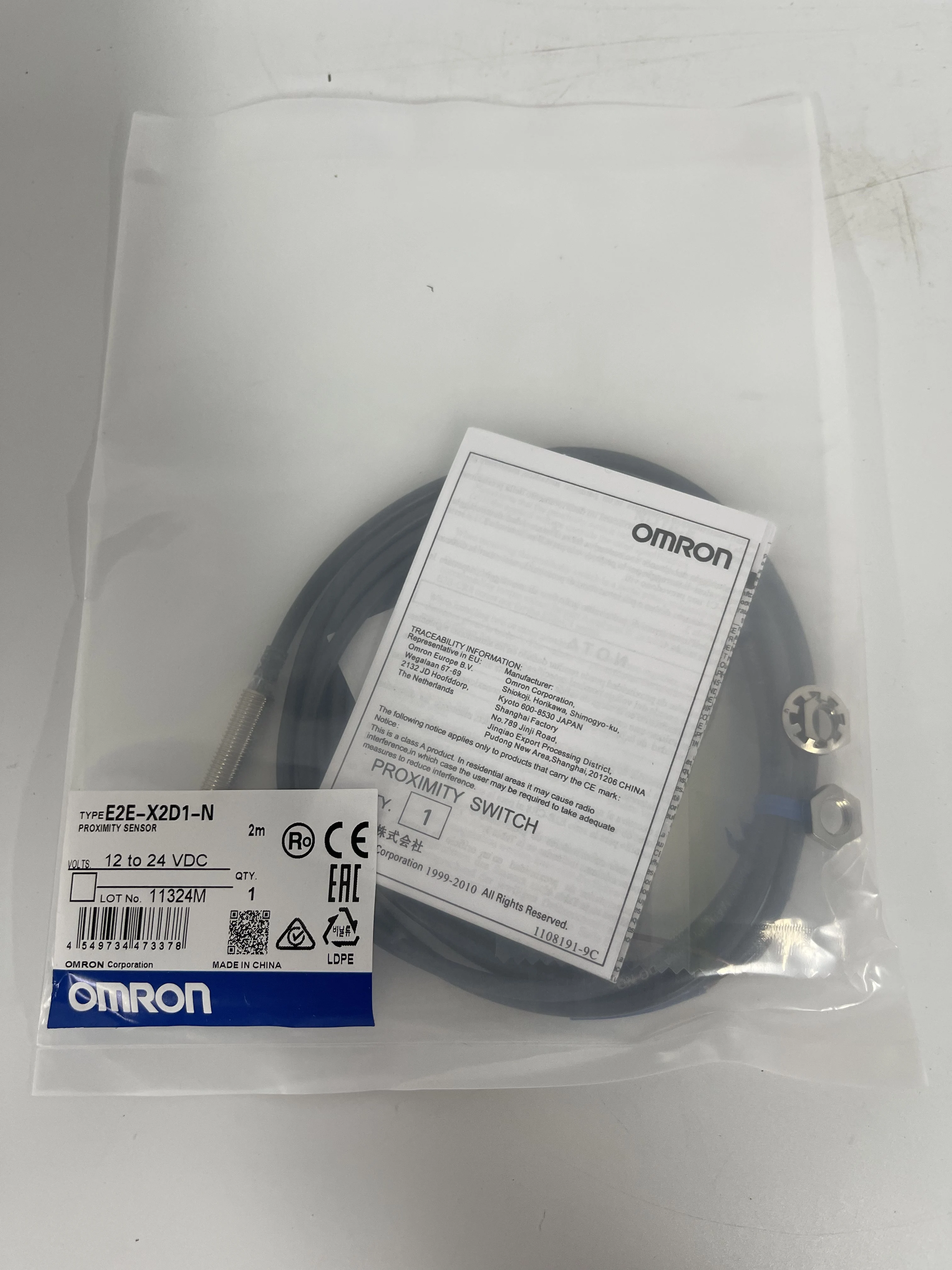 Omron Proximity Sensor E2E-X2D1-N