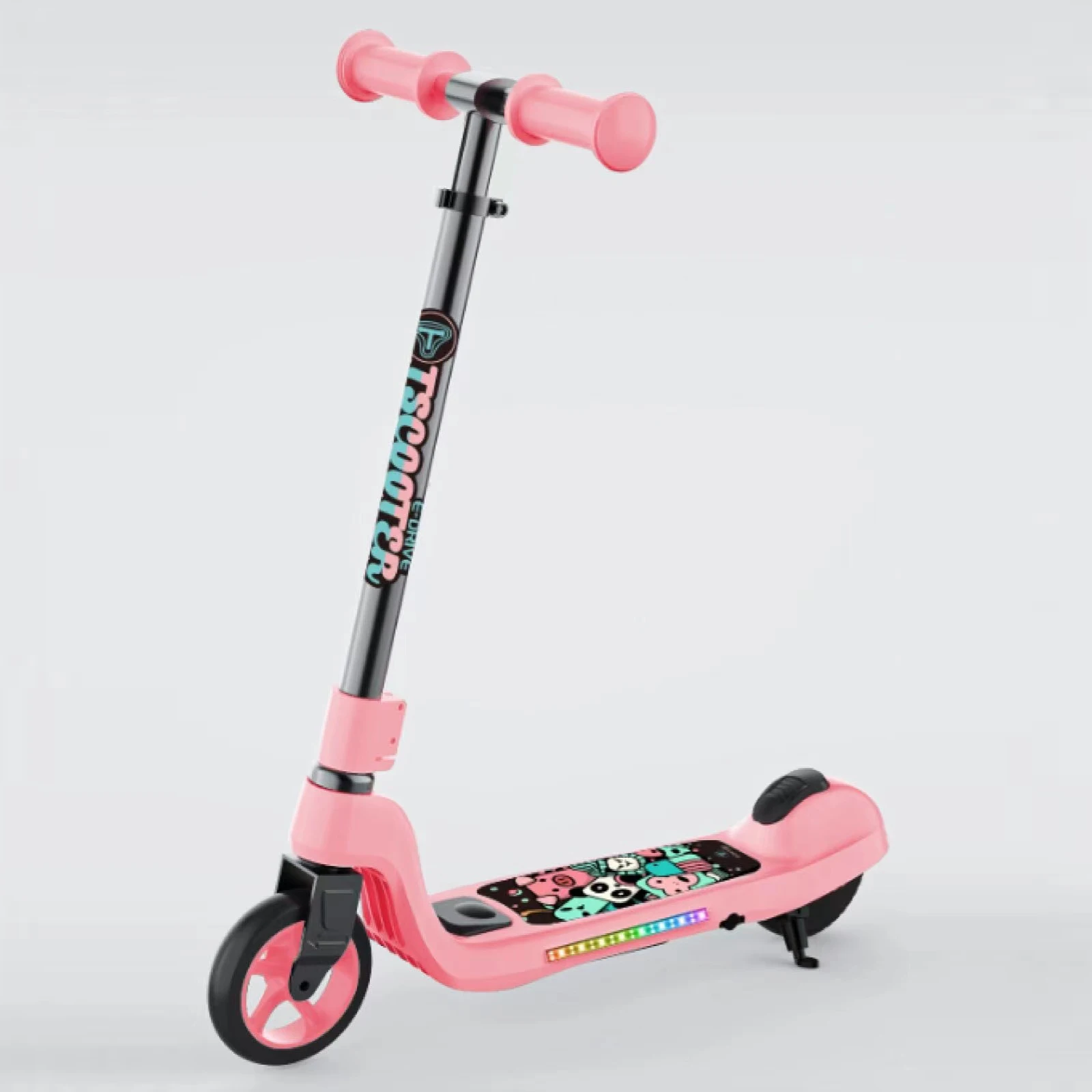 Source Kids Electric Scooter 2022 Newest Design private Model 2 Wheels 120W brushless motor 24V 2.2Ah battery on