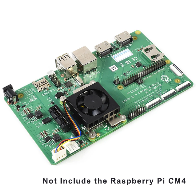 Raspberry Pi CM4 Dedicated Fan 3007 Low Noise Cooling Fan with Cooling Sticker Thermal Tapes for Raspberry Pi Compute Module 4