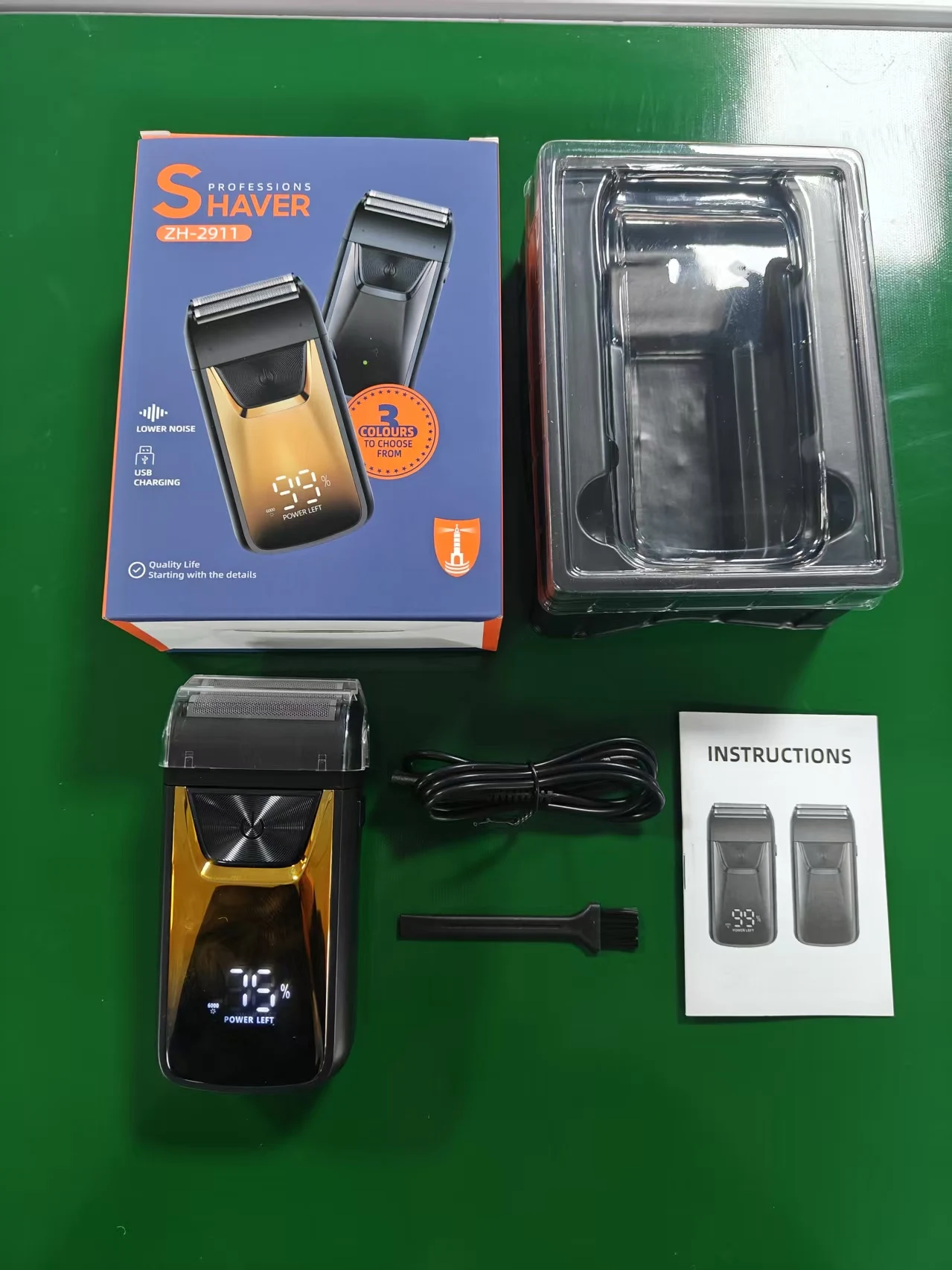 Intelligent Digital Shaving Reciprocating Electric Shaver High-Power USB Source for Personal Bald Heads Beards for RV Hotel Use manufacture