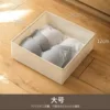 Grande boîte vide kaki - fond zippé